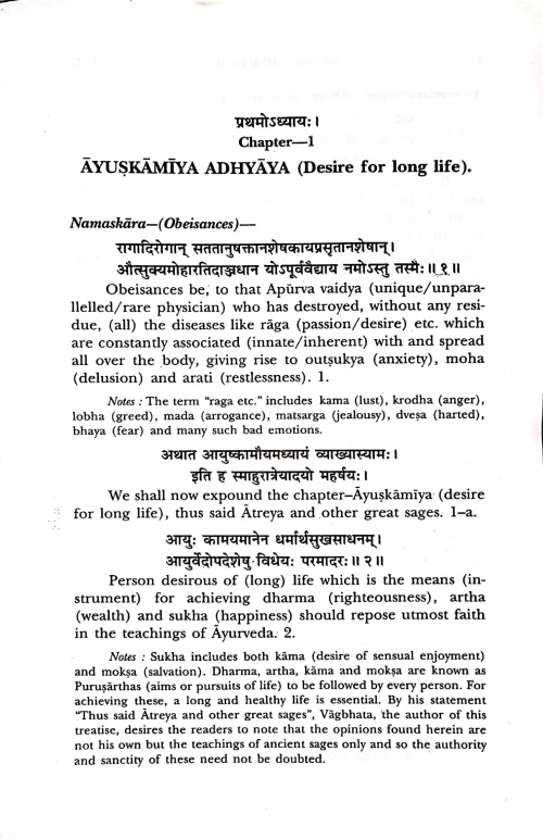 Ashtanga Hridayam Sutra Sthanam ( KAS 27)